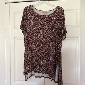 Philosophy Woman Floral & Paisley Top, Size 2X